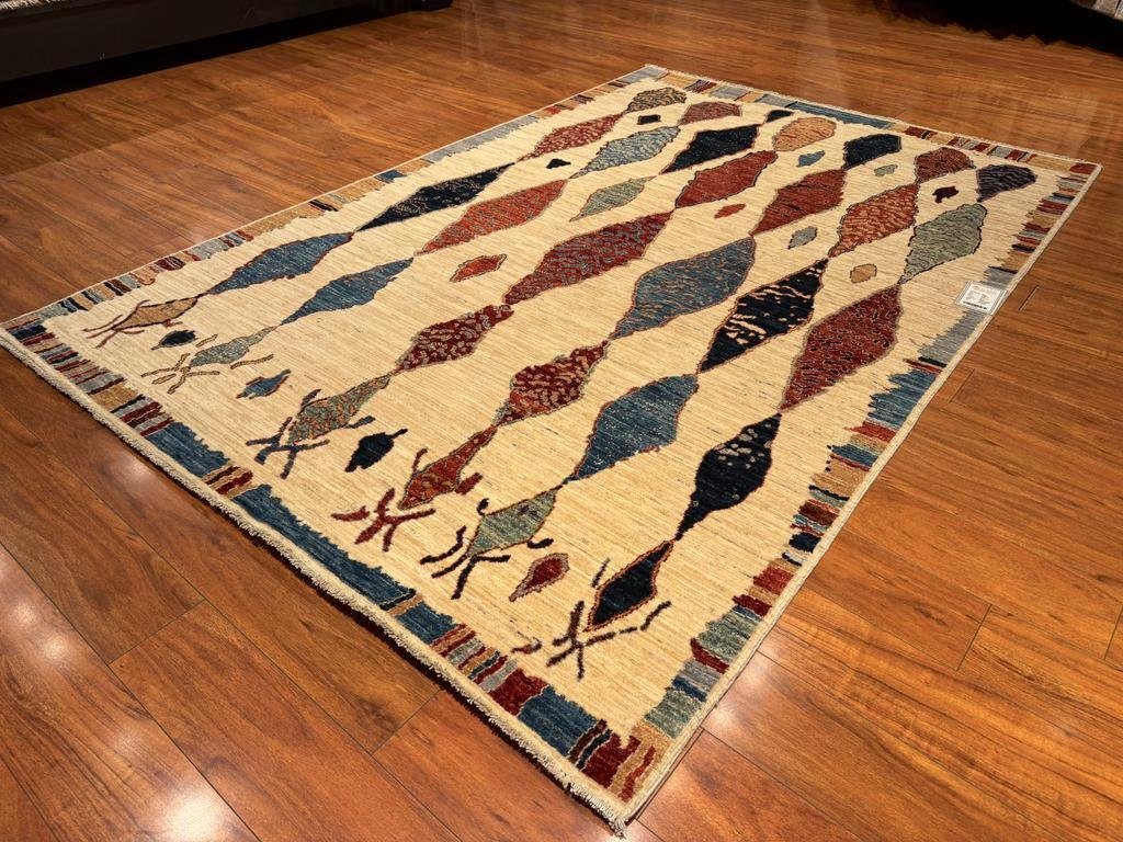 5'3"x7'11" Tangiers, Tribal