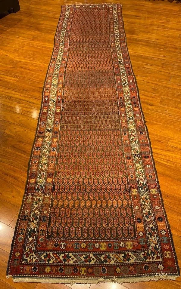 4'10"x16'7" Malayer, Antique