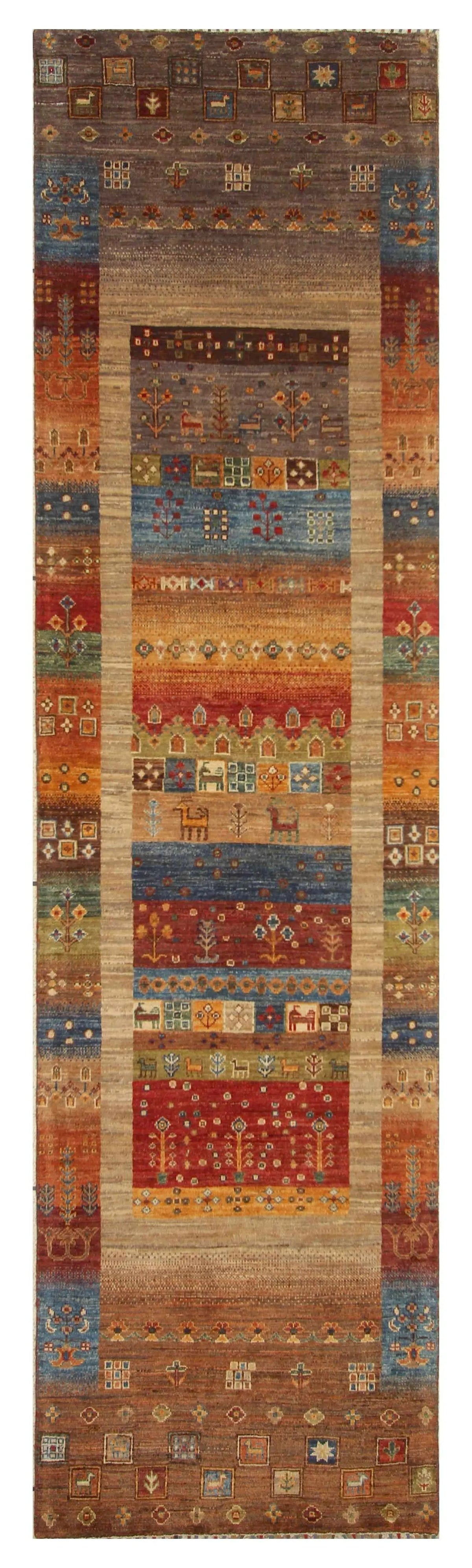 Runner Kazak Caucasian Traditional Rug