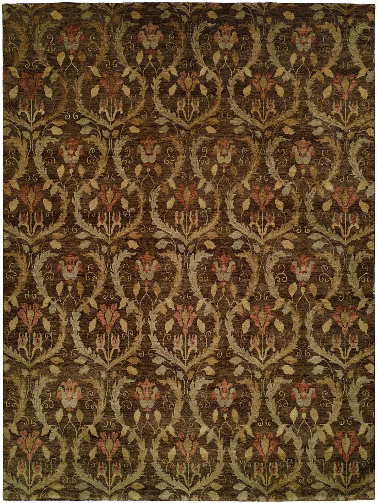 9x12 Vintage Indian Transitional Rug