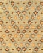 5x8 Ikat Indian Transitional Rug