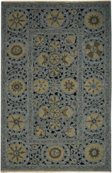 6'x9' Suzani Soumak