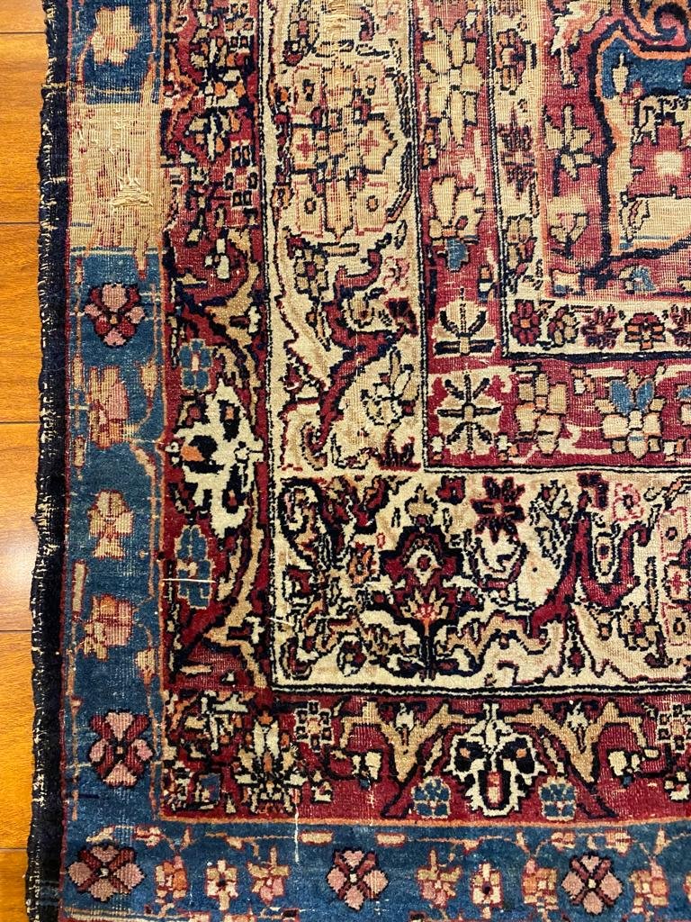 7'4"x12'5" Kerman, Antique