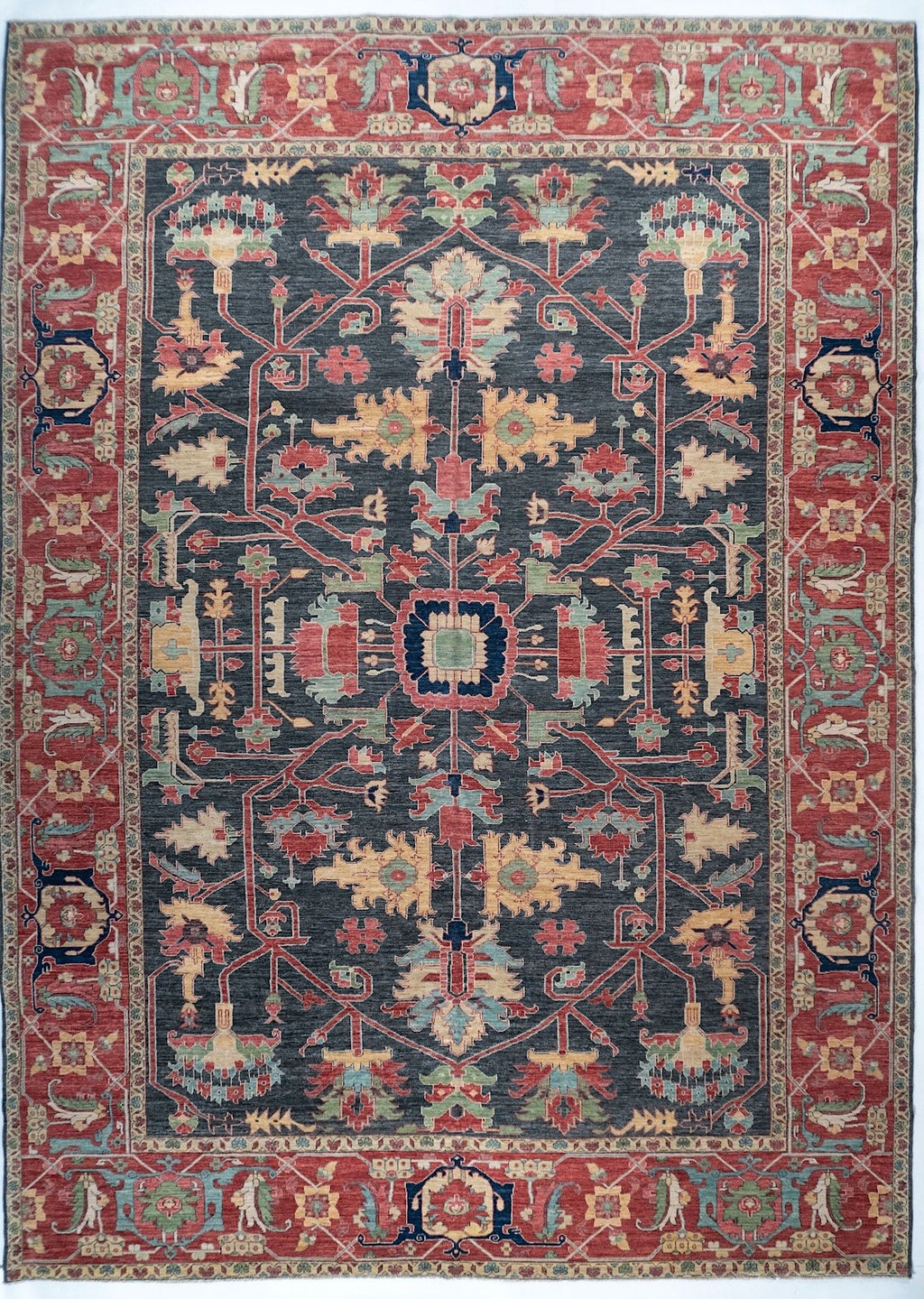 10x14 Serapi Afghan Tribal Rug