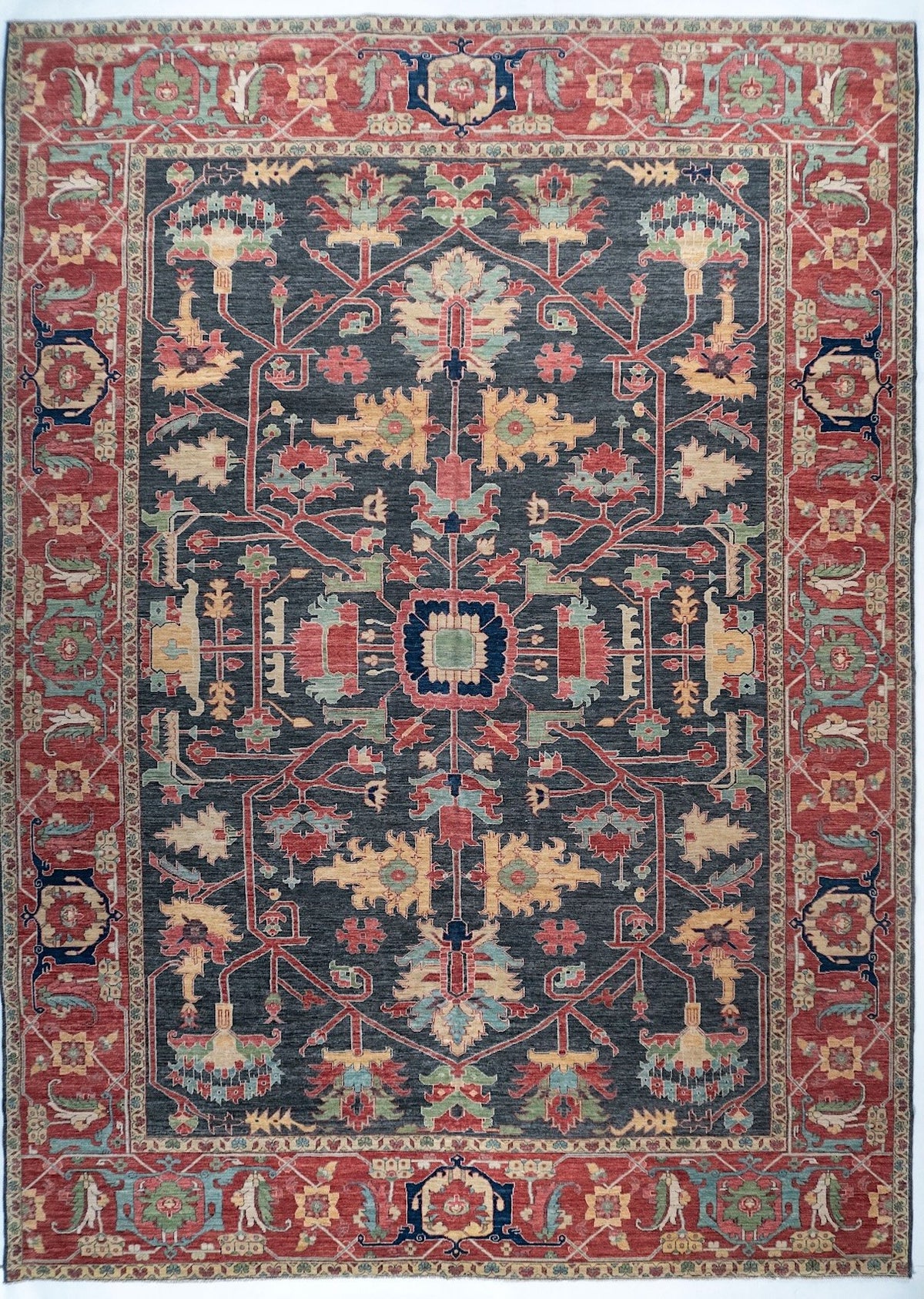 10x14 Serapi Afghan Tribal Rug
