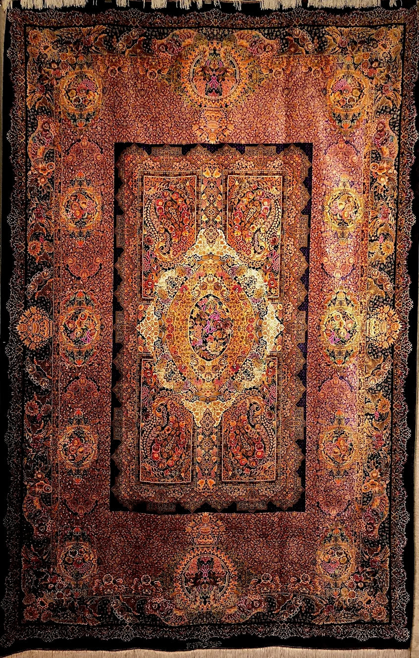 8x10 Qum Persian Traditional Rug
