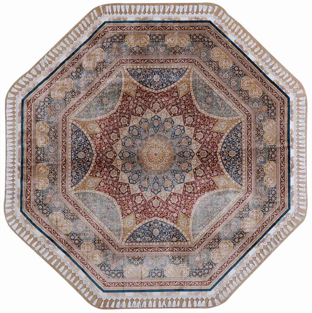 7'2"x7'2" Gonbad Silk