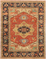 9'1"x12' Serapi, Tribal