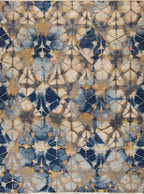 8x10 Pansy Indian Transitional Rug