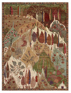 9x12 Fantasia Afghan Traditional Rug
