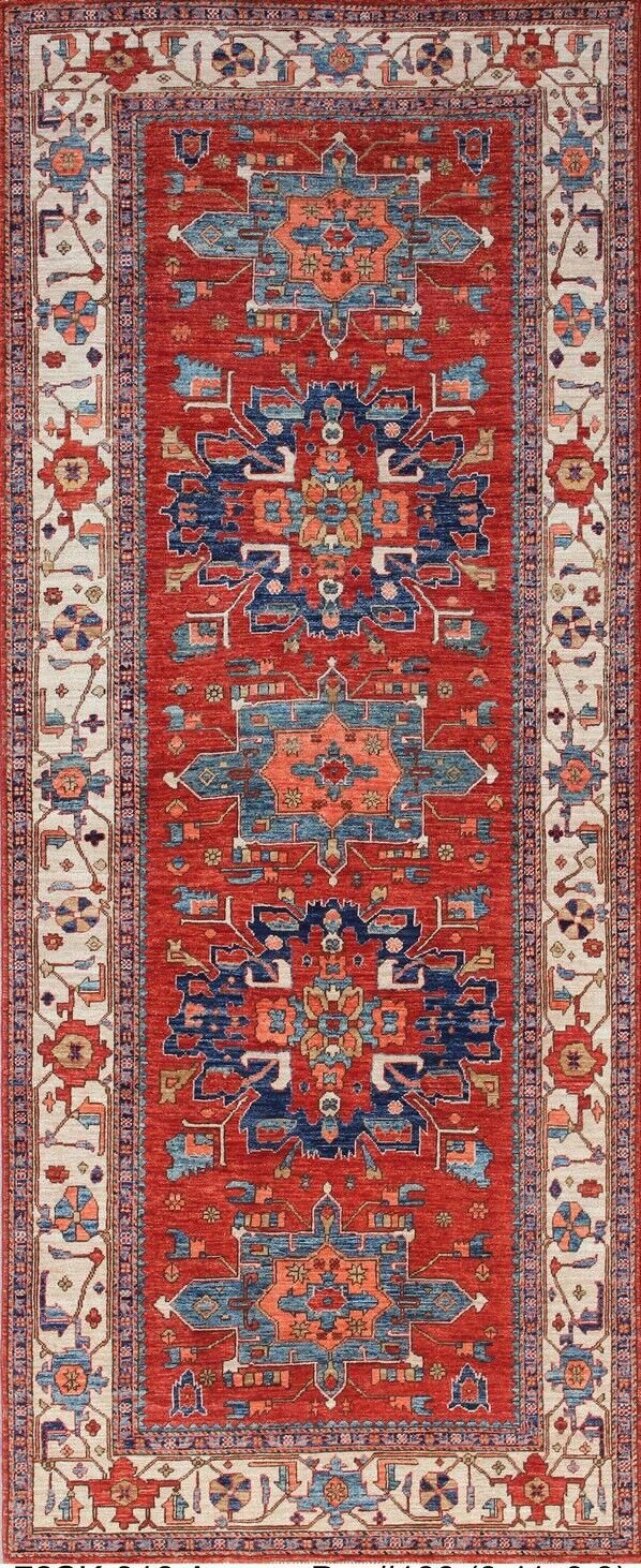 Runner Serapi Afghan Tribal Rug