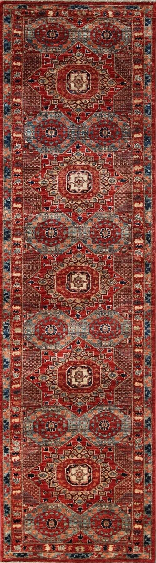 Runner Mamluk Afghan Tribal Rug