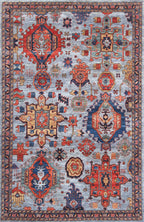 4x6 Karajeh Afghan Tribal Rug