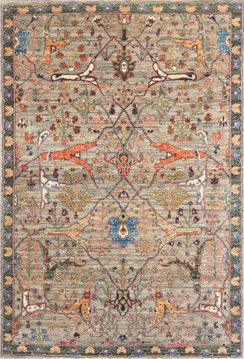 4x6 Farahan Afghan Traditional Rug