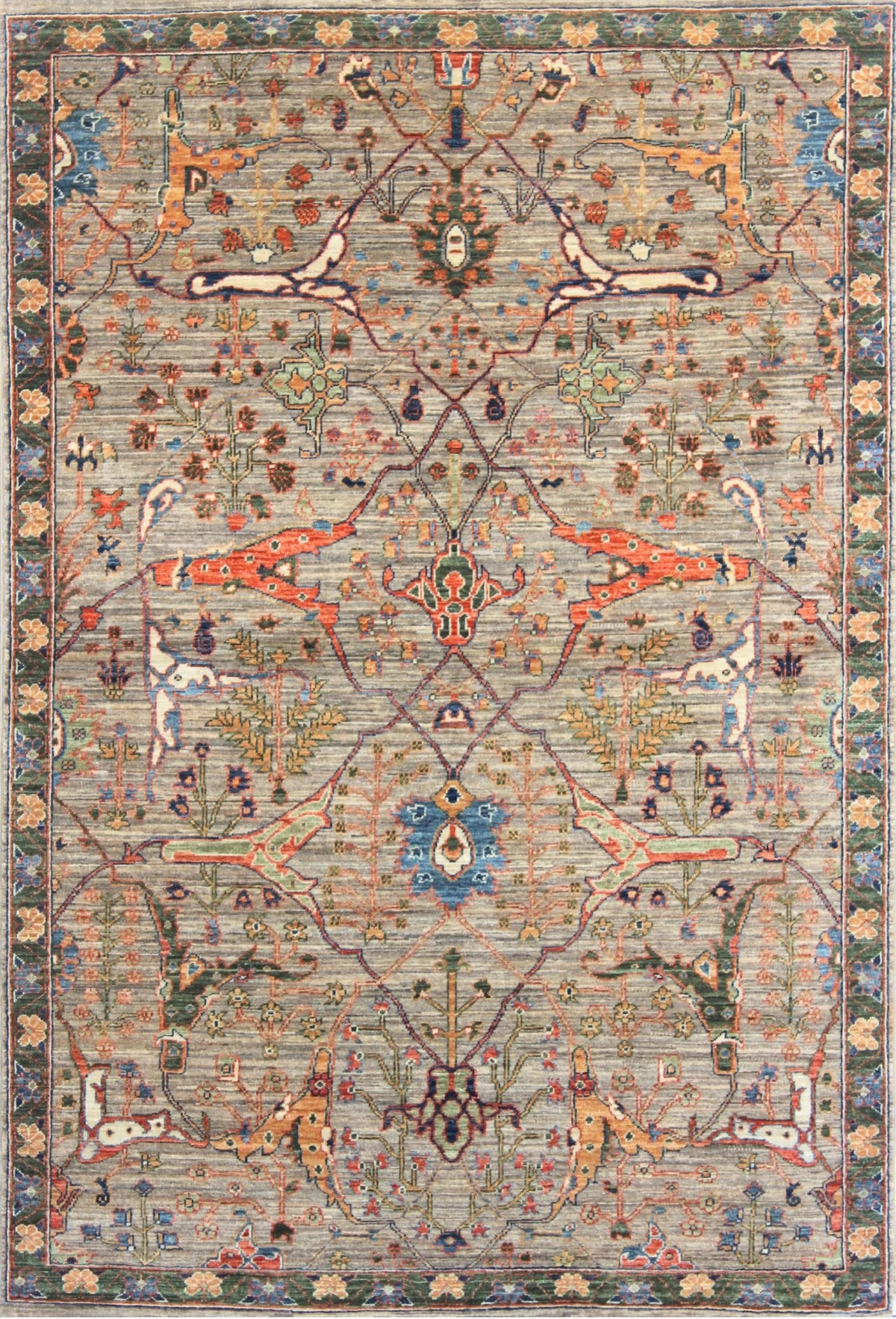 4x6 Farahan Afghan Traditional Rug