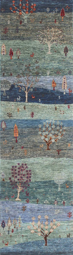 Runner Gabbeh Afghan Tribal Rug