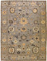 9'2"x11'9" Oushak, Tribal