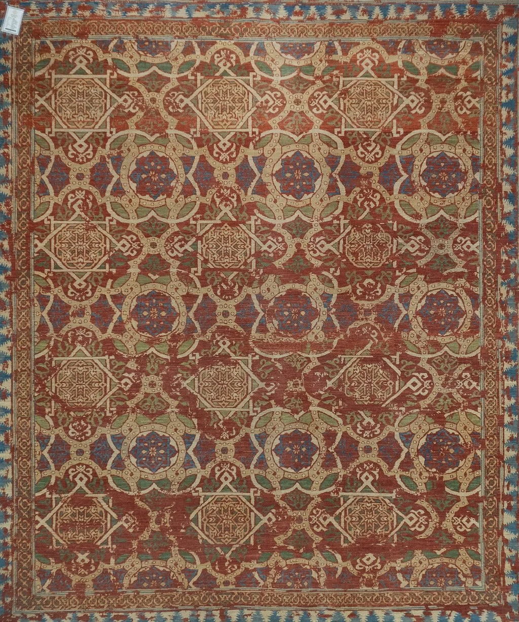 8x10 Topkapi Afghan Transitional Rug