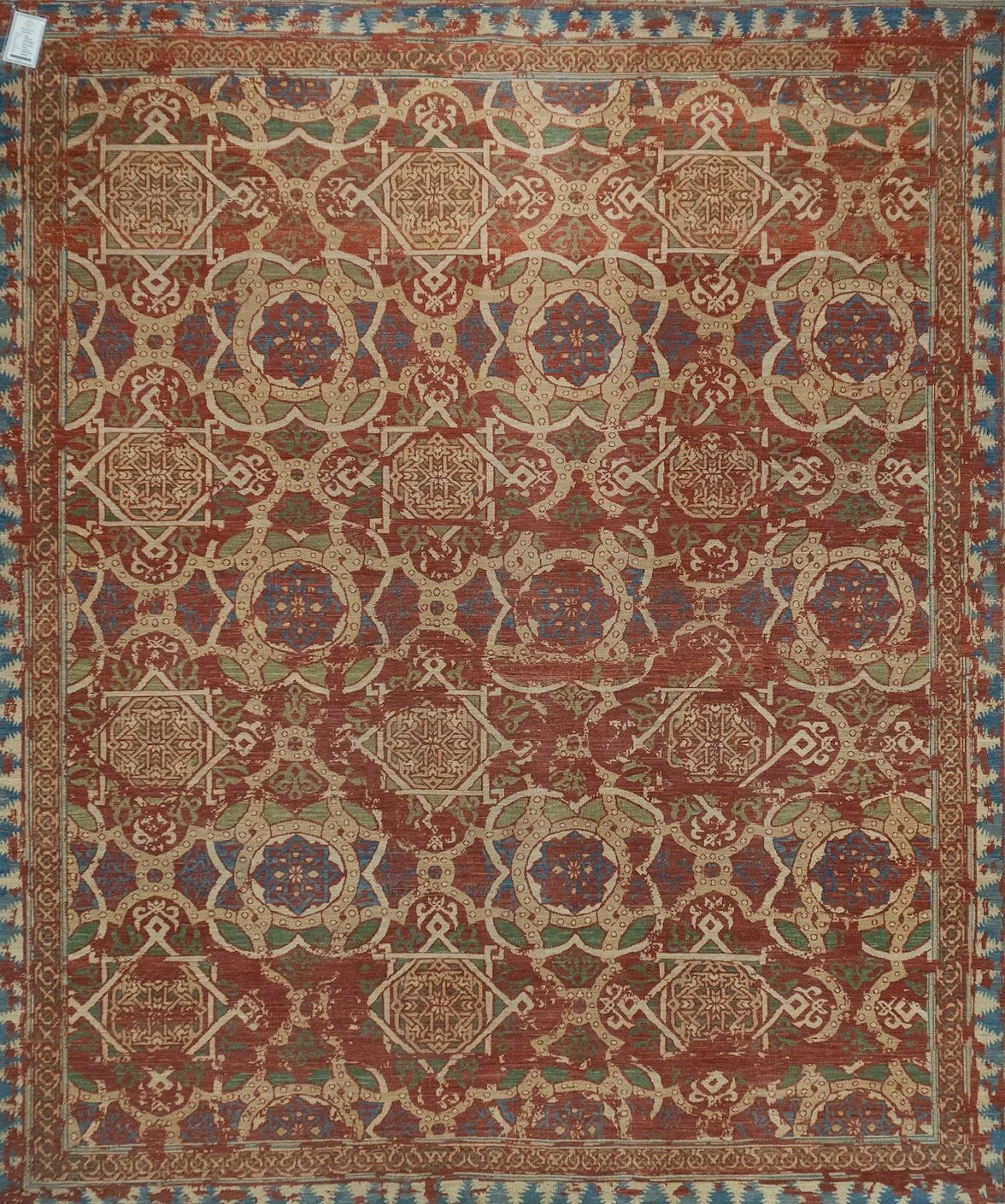 8x10 Topkapi Afghan Transitional Rug