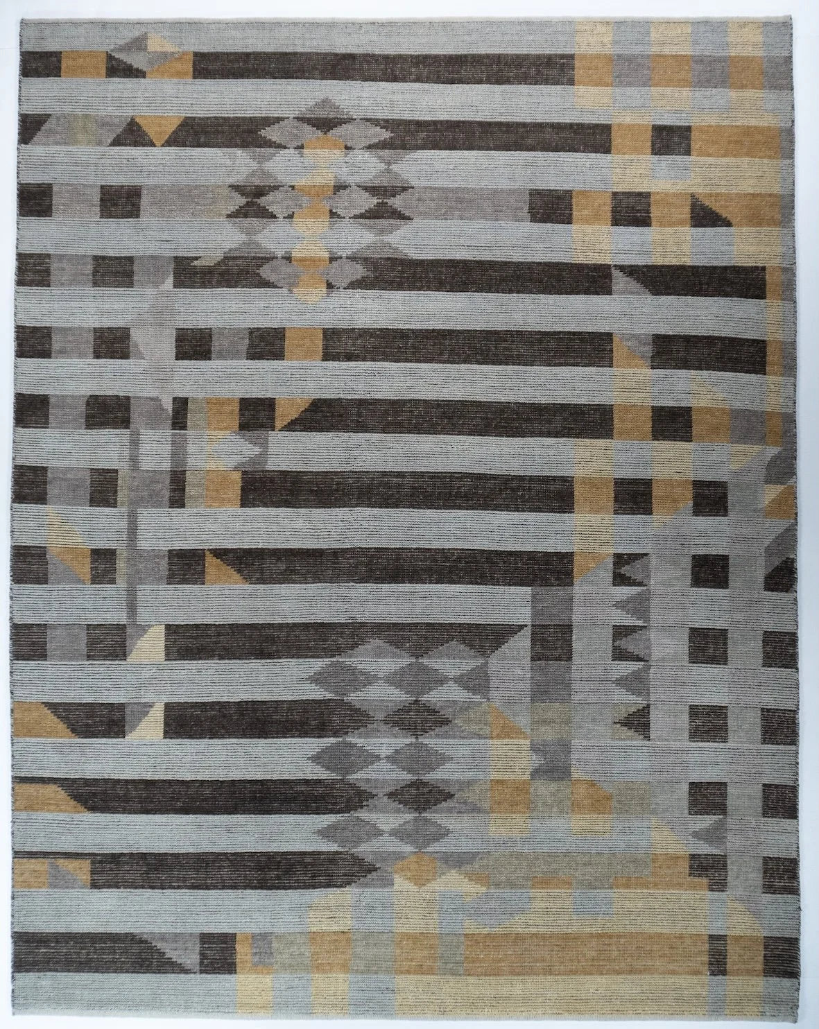 8x10 Tartan Indian Modern Rug