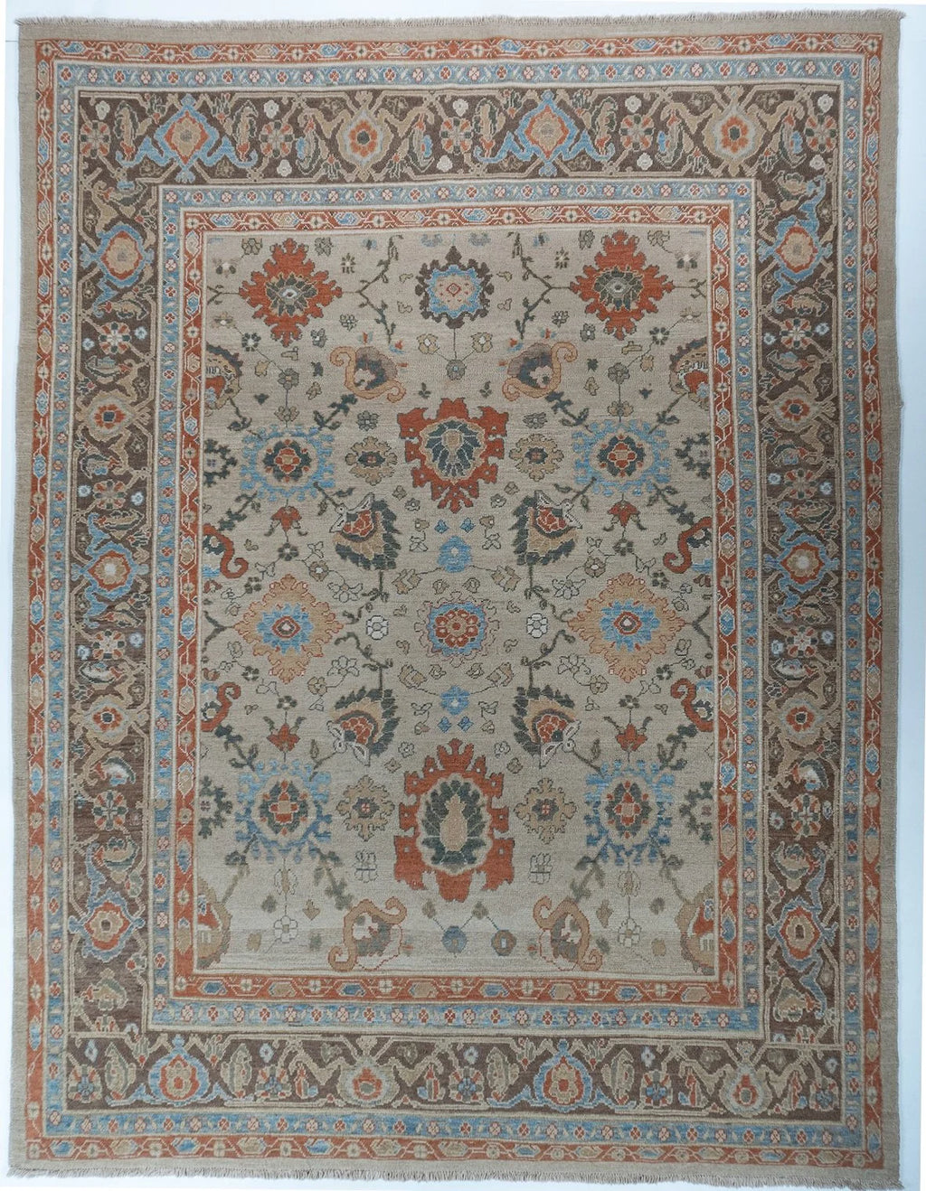 8x10 Sultanabad Persian Tribal Rug
