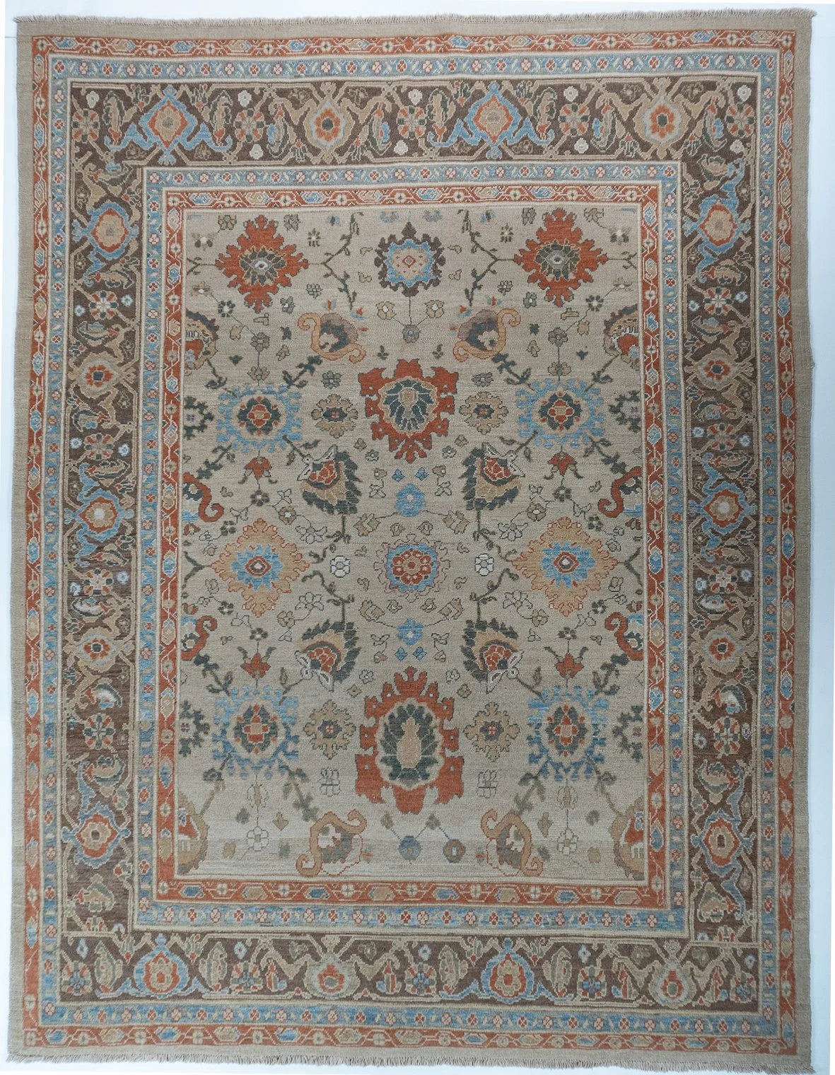 8x10 Sultanabad Persian Tribal Rug