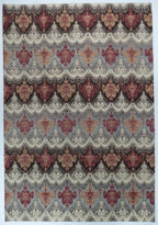8x10 Ikat Afghan Transitional Rug