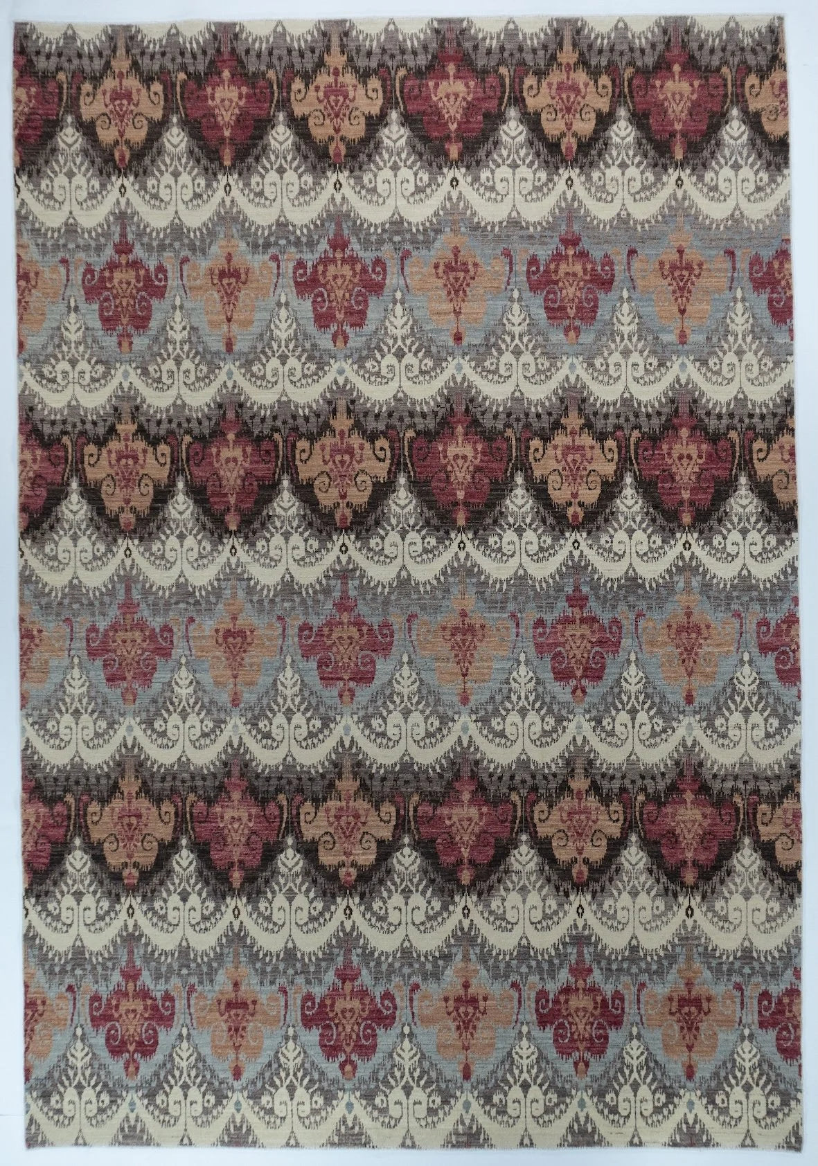 8x10 Ikat Afghan Transitional Rug