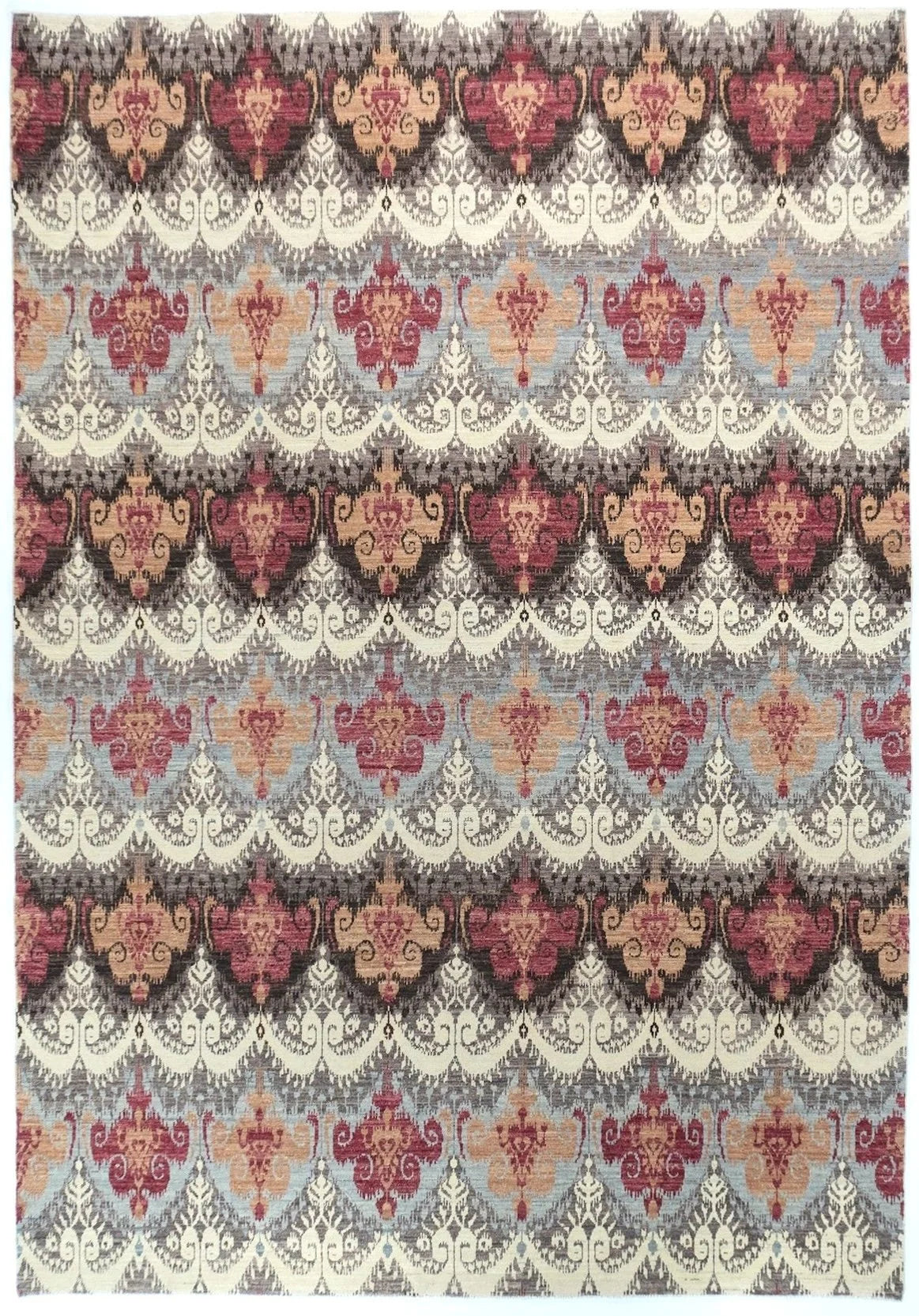 7'2"x10'4" Ikat, Transitional