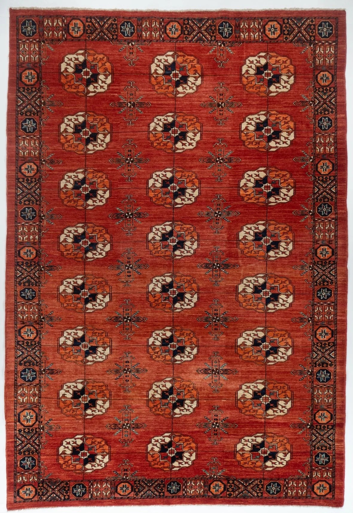 8x10 Salor Afghan Tribal Rug