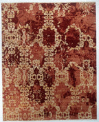 8x10 Chantilly Indian Transitional Rug