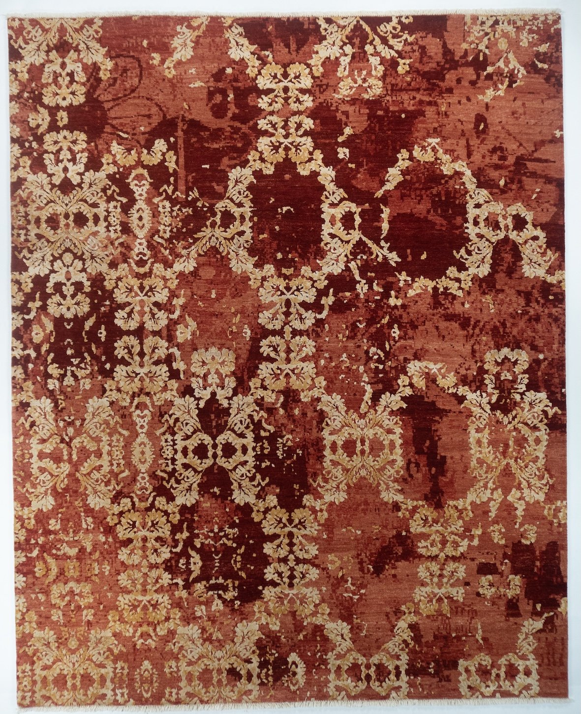 8x10 Chantilly Indian Transitional Rug