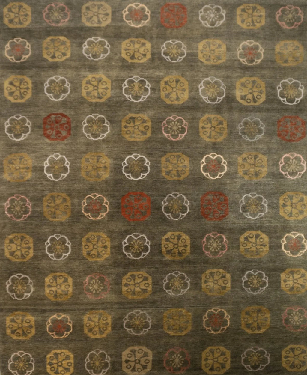 8x10 Qing Indian Transitional Rug