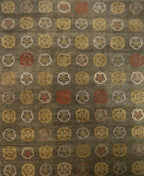 8x10 Qing Indian Transitional Rug