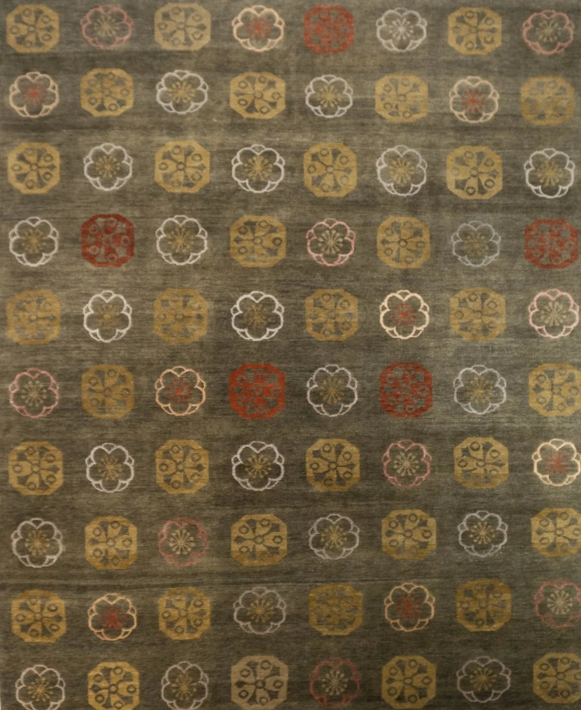 8x10 Qing Indian Transitional Rug