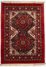 2'11"x3'11" Qashqaii, Tribal (Mah-bas)