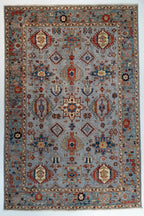 6x9 Karajeh Afghan Tribal Rug