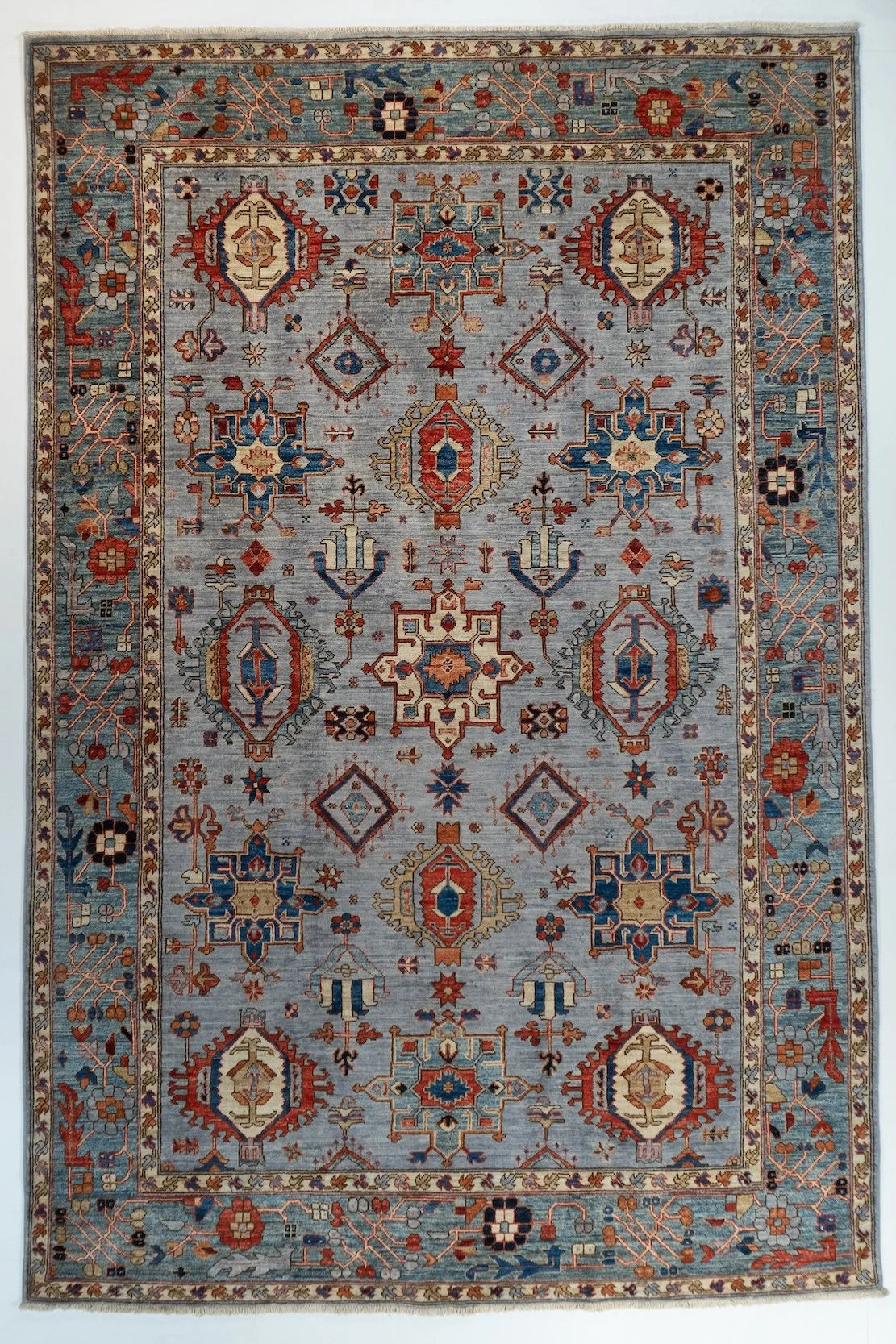 6x9 Karajeh Afghan Tribal Rug