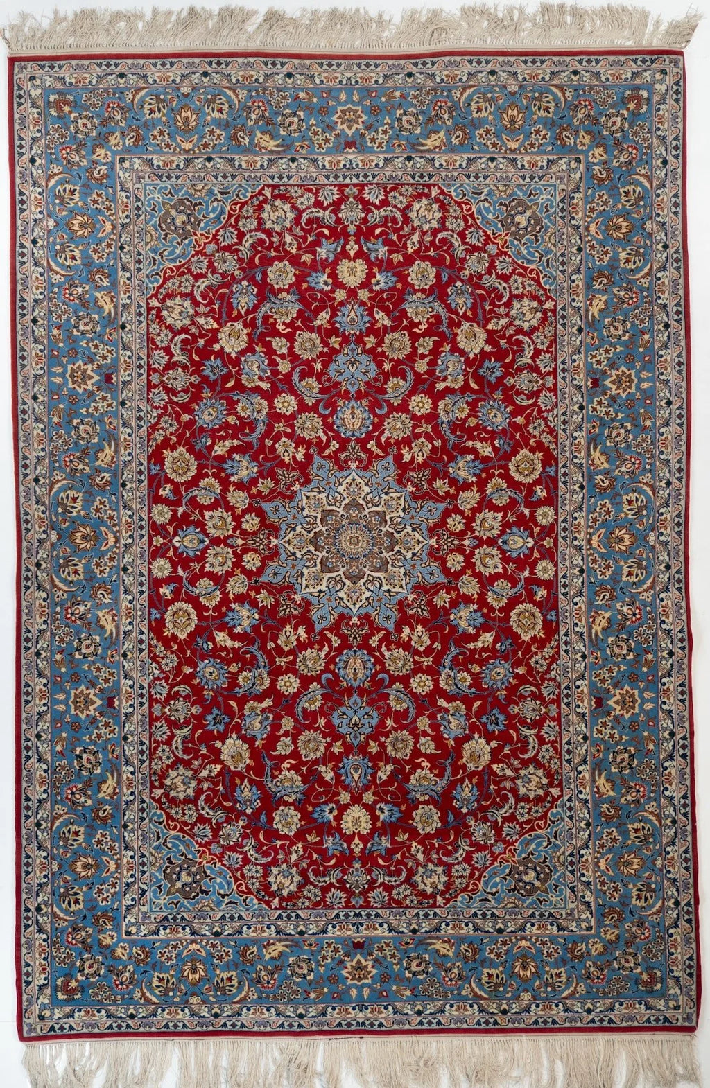 5x8 Isfahan Persian Antique Rug