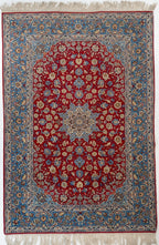 5x8 Isfahan Persian Antique Rug