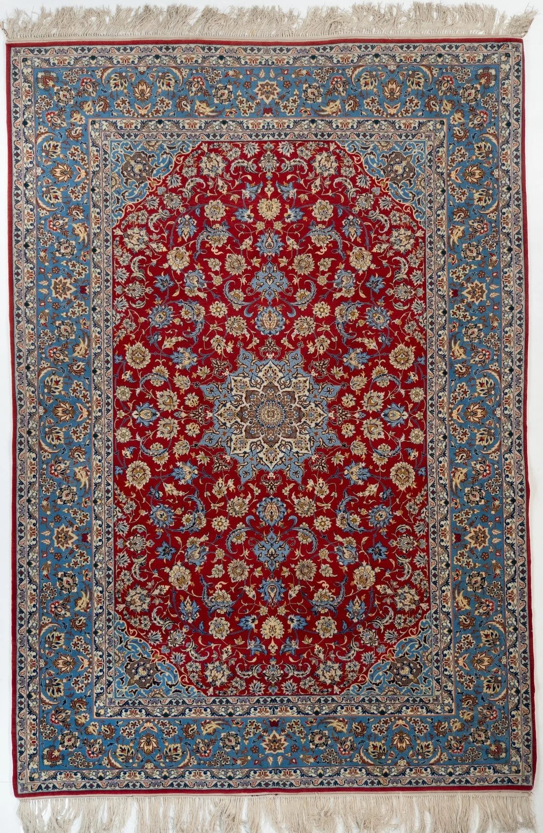 5x8 Isfahan Persian Antique Rug