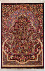 4'4"x6'7" Silk Qum