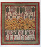 Square/Round Bakhshayesh Afghan Tribal Rug
