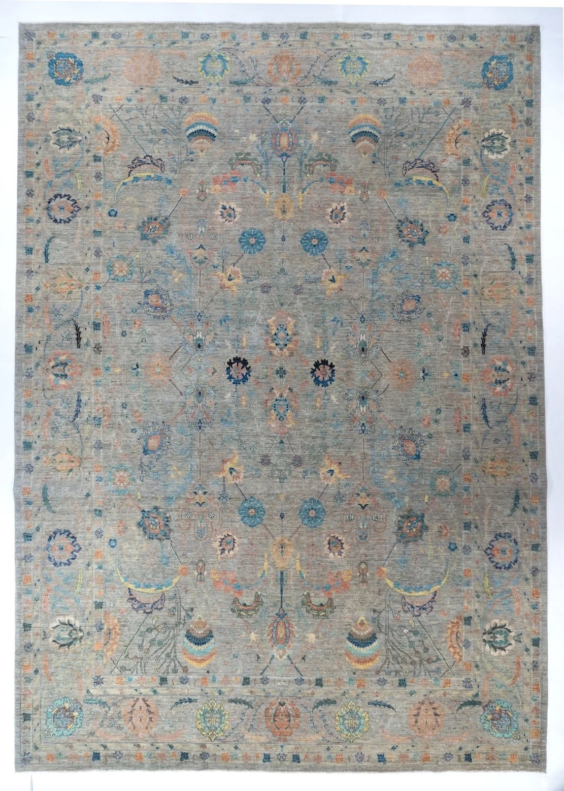 9x12 Tabriz Afghan Traditional Rug