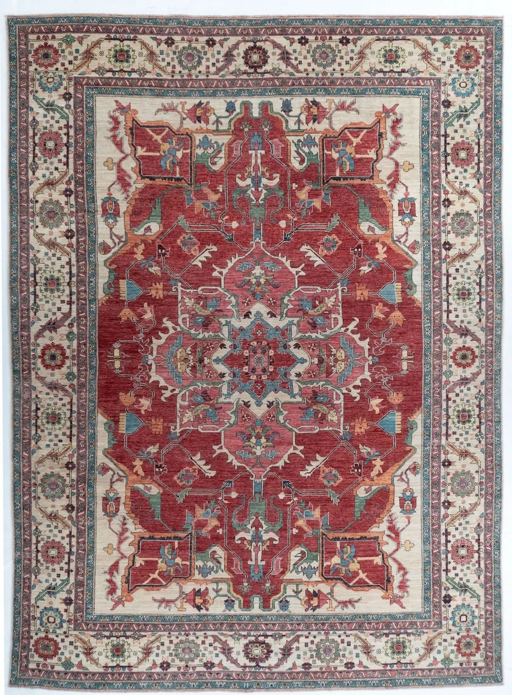 9x12 Serapi Afghan Tribal Rug
