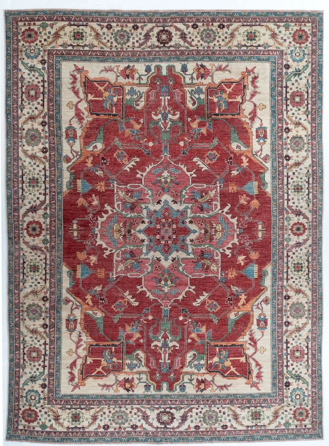9x12 Serapi Afghan Tribal Rug