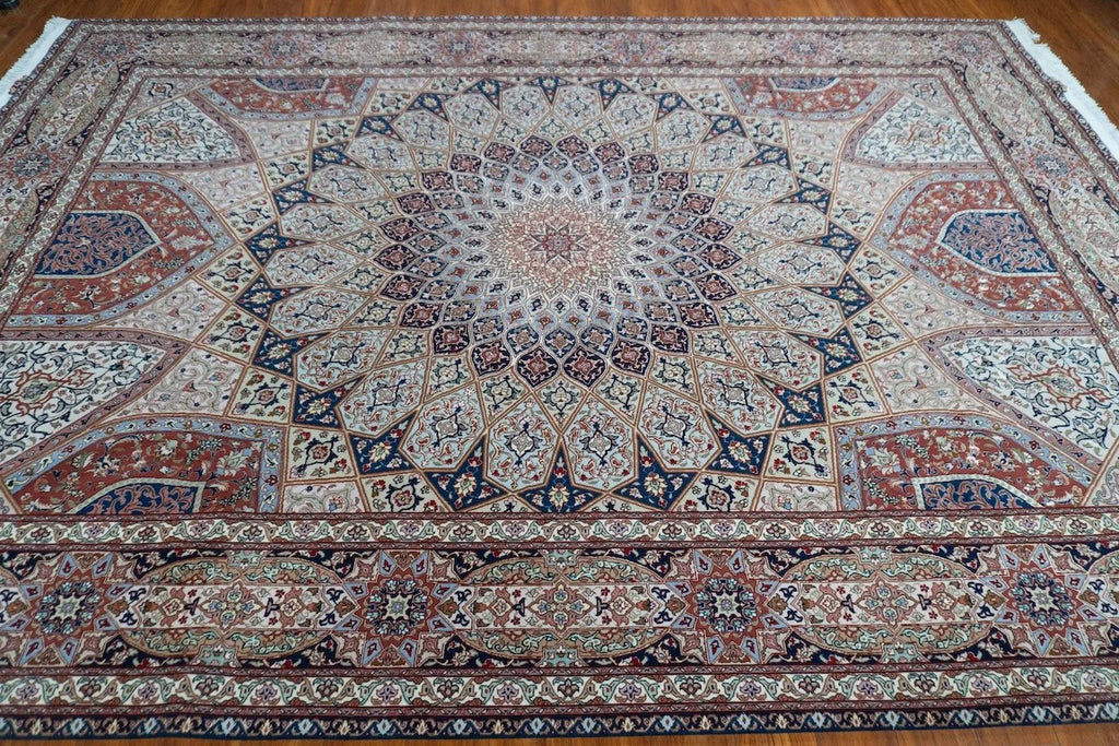 8'3"x11'7" Tabriz Gonbad