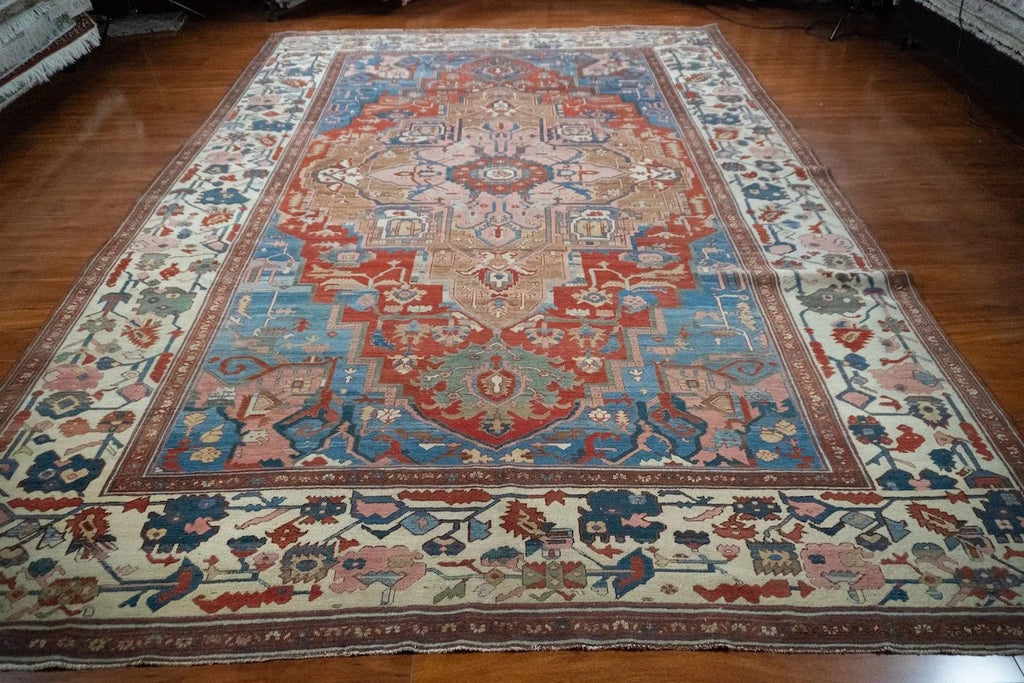 9'6"x13'6" Serapi, Antique
