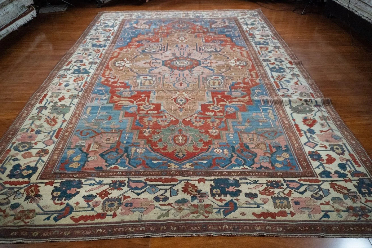 9'6"x13'6" Serapi, Antique