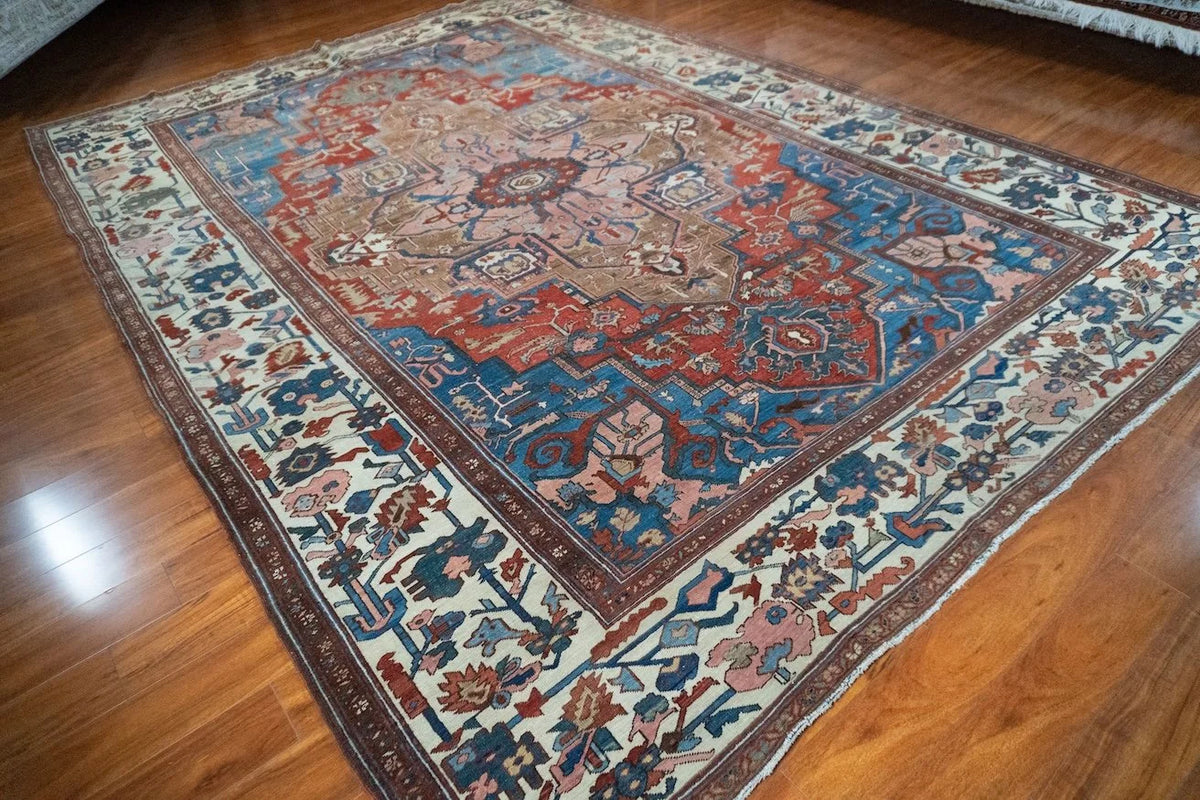 9'6"x13'6" Serapi, Antique